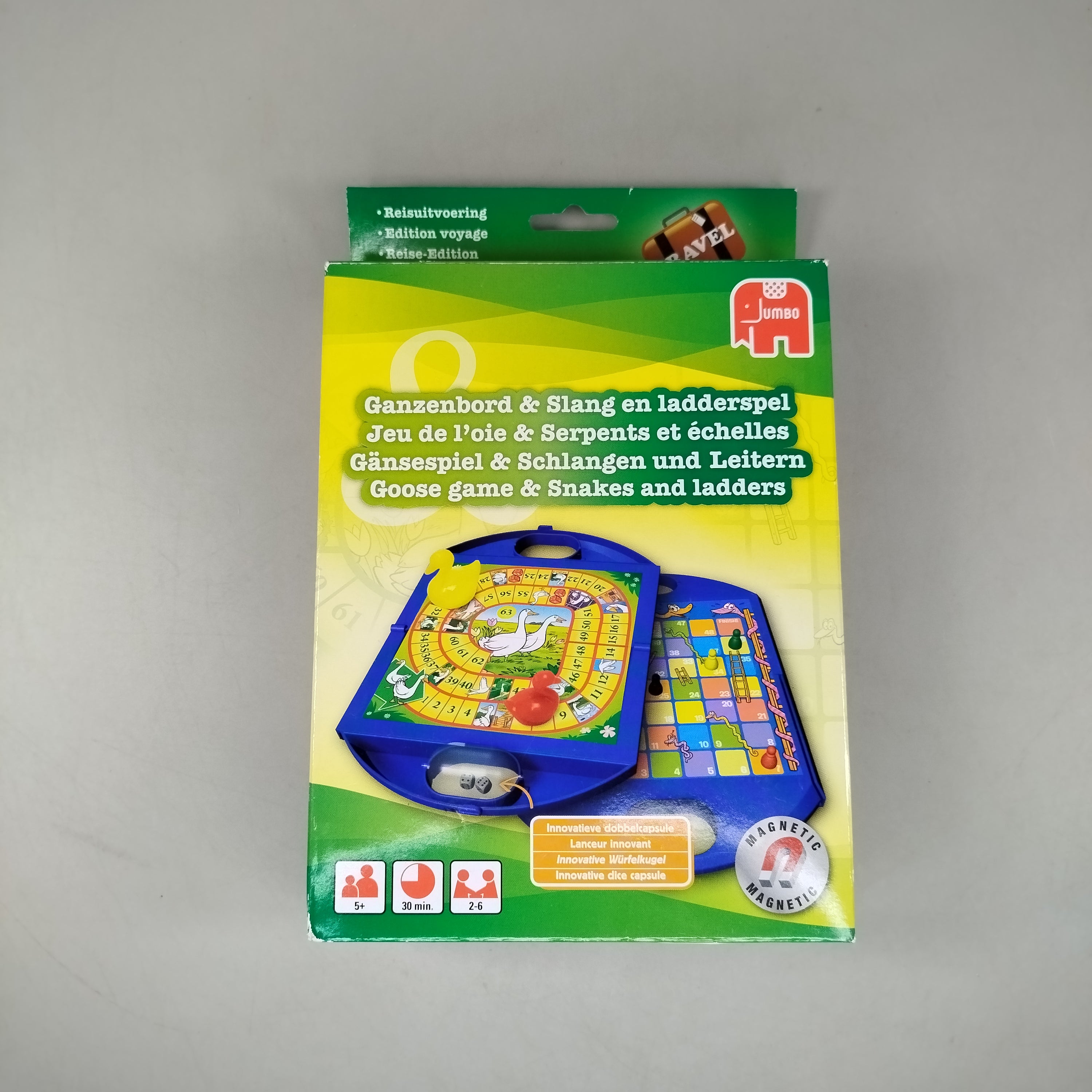 Jumbo Gänsespiel & Leiterspiel Brettspiel, gebraucht, ab 6 Jahre